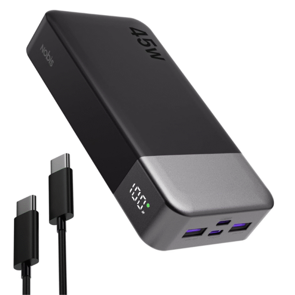 NOBIS Power Bank, 45W 20000mAh Portable Charger