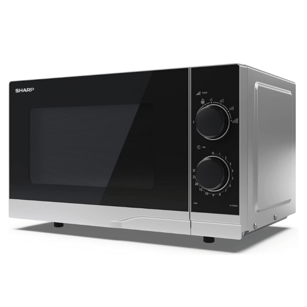 SHARP YC-PS201AU-S Compact 20 Litre 700W Manual control Microwave