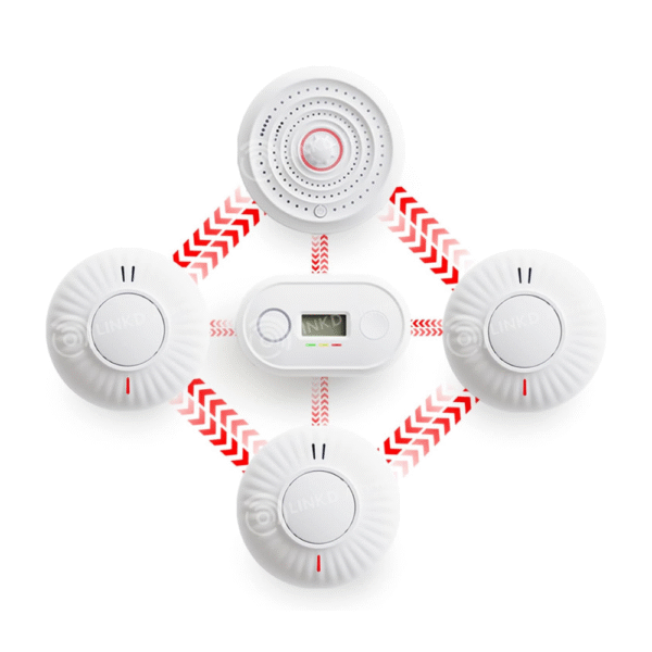 Wireless Interlinked Smoke, Heat & Carbon Monoxide Alarm Bundle