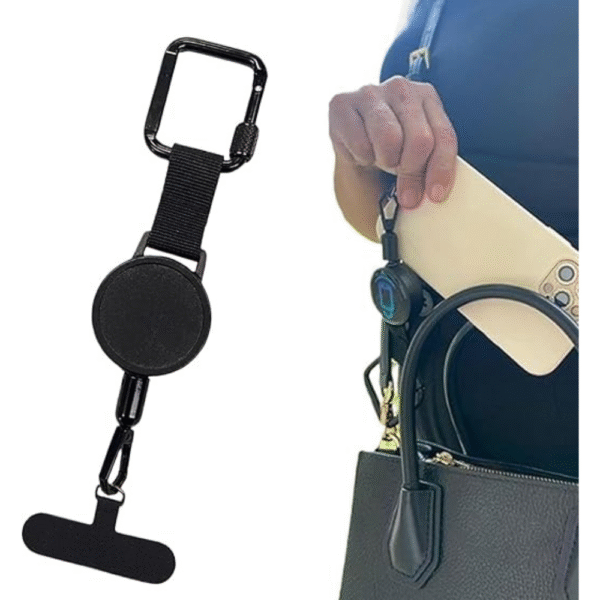 Anti-Theft Phone Tether, Retractable Lanyard Strap